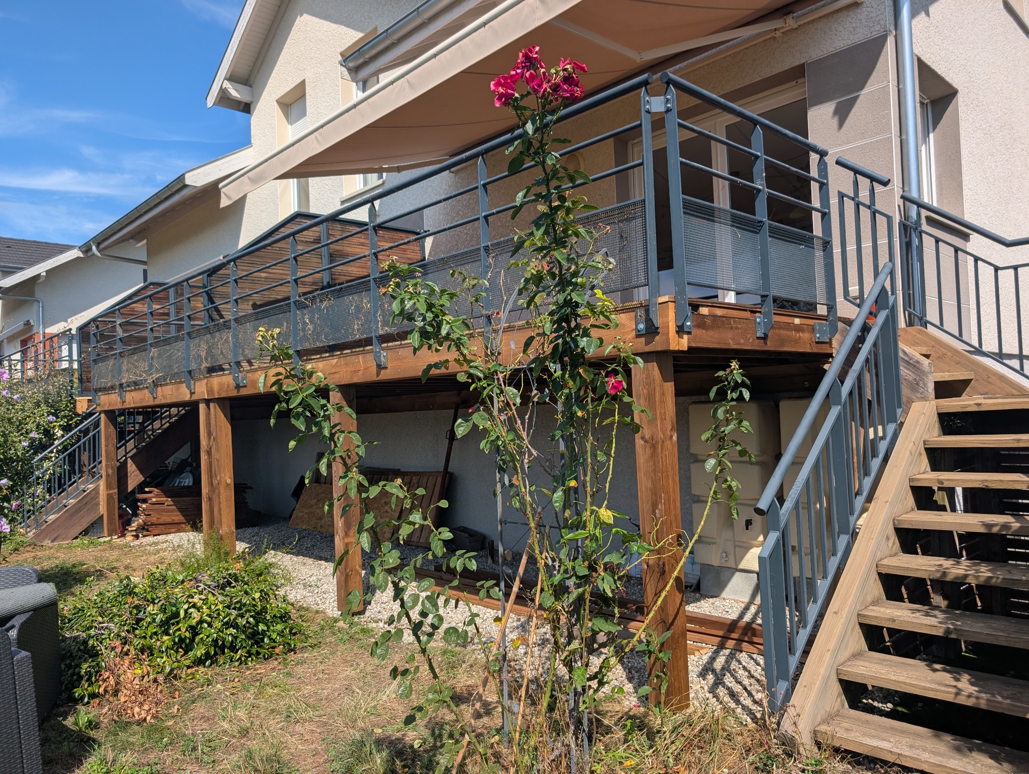 Terrasse bois — après les travaux, vue 1.