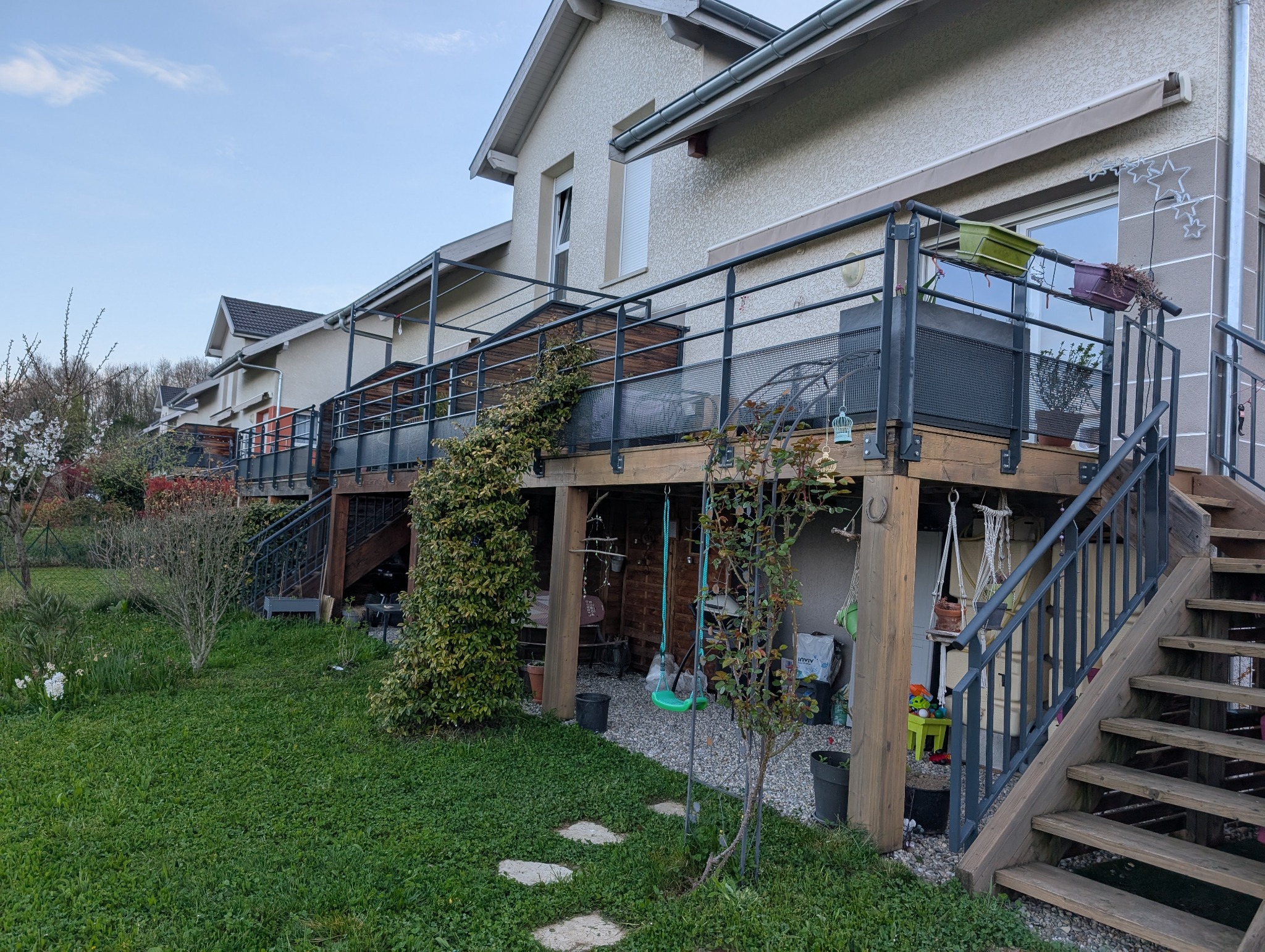 Terrasse bois — avant les travaux, vue 4.