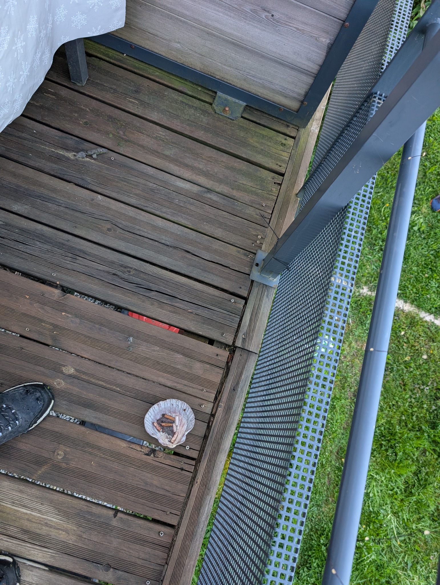 Terrasse bois — avant les travaux, vue 6.